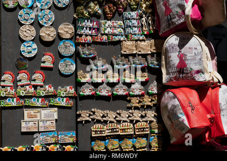 Souvenirs aus Rom, Italien Stockfoto