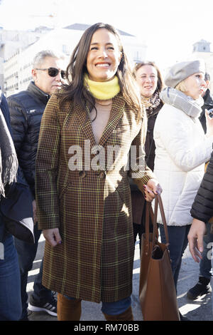 Bürger Venezuelas versammeln sich gegen Präsident Nicolas Maduro Mit: Begoña Villacísa Wo: Madrid, Spanien Wann: 13 Jan 2019 Credit: Oscar Gonzalez/WENN.com zu demonstrieren Stockfoto