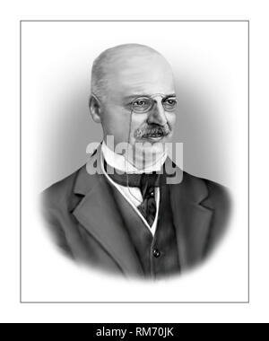 Alois Alzheimer 1864-1915 deutscher Psychiater Neuropathologe Stockfoto