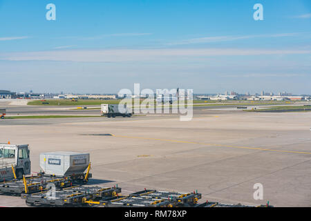 Toronto, SEP 31: Blick vom Internationalen Flughafen Toronto Pearson auf Sep 31, 2018 in Toronto Stockfoto