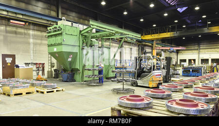 Moderne Industrie Fabrik für Maschinenbau - Anlagen und Maschinen Stockfoto