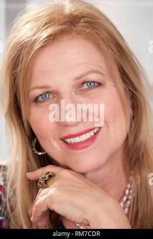 Reife Frau Portrait Stockfoto