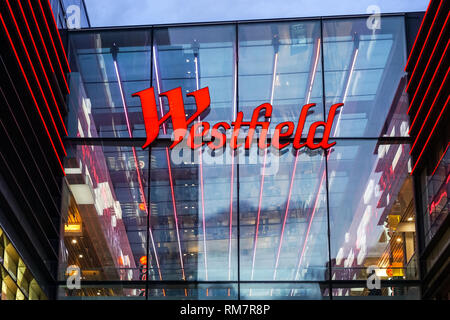 Westfield Stratford City Shopping centre, London England Vereinigtes Königreich UK Stockfoto