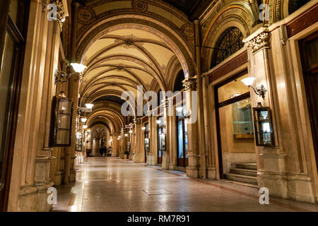 Freyung Passage in Wien, Österreich Stockfoto