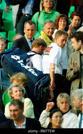 Rochus Club Düsseldorf (DŸsseldorf, Düsseldorf) Deutschland 20.5.1999, Tennis: World Team Cup------- Boris Becker Stockfoto