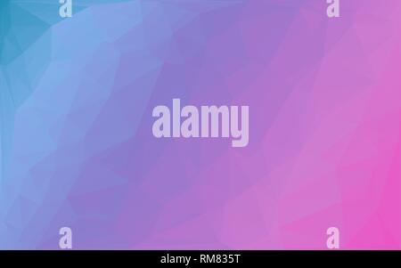 Violett und Hellblau gradient Low Poly Hintergrund. Dreieckiges Muster, modernes Design. Geometrische Verlaufshintergrund, origami Art. polygonalen Mosaik Stock Vektor