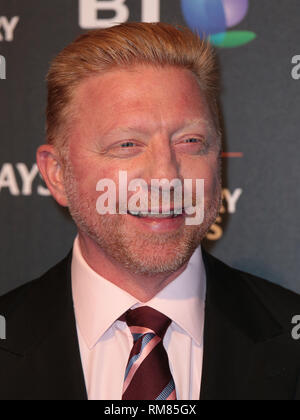 London, UK, 8. Mai 2014 BT Sport Industry Awards 2014, Battersea Evolution, Battersea Park, London - Roter Teppich Ankünfte Foto zeigt: Boris Becker Stockfoto