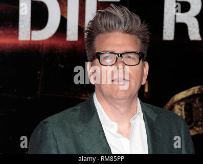 London, UK, 28. Mai 2014 Christopher McQuarrie kommt an der BFI IMAX in London für den britischen Bein seines 3 Stadt Weltpremiere von 'Edge von Morgen" - Stockfoto