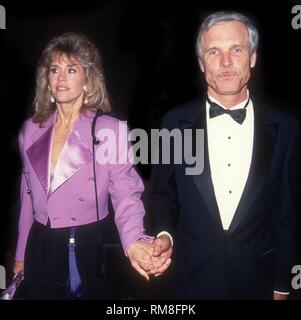 Jane Fonda Ted Turner, 1991 Foto von John Barrett/PHOTOlink Stockfoto