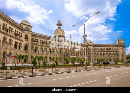 Kuala Lumpur, Malaysia - 23. August 2018: Fassade Blick von Eisenbahnunternehmen Verwaltungsgebäude in Kuala lumpur Stockfoto