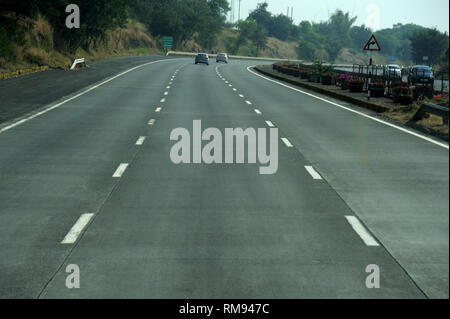 Mumbai, Pune Express Highway, Maharashtra, Indien, Asien Stockfoto