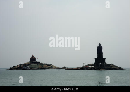 Vivekananda Rock Denkmal, Kanyakumari, Tamil Nadu, Indien, Asien Stockfoto