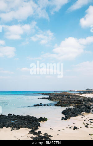 Sehwa Strand auf der Insel Jeju, Korea Stockfoto