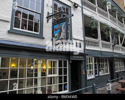 Die George Coaching Inn, das George Inn Hof, 77 Borough High Street, London SE1 1NH Stockfoto