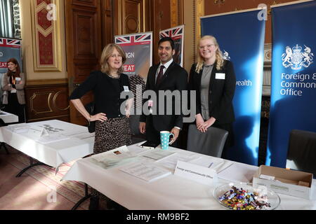 Arbeiten mit WHITEHALL 2019 Stockfoto