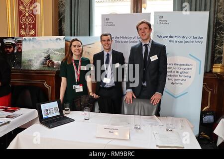 Arbeiten mit WHITEHALL 2019 Stockfoto