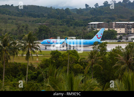 Boeing 767 TUI abnehmen Stockfoto