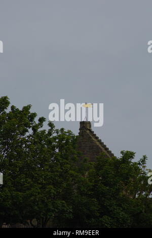 Ikonische Ruine von St. Andrew's Schloss durch die Nordsee. Fife, Schottland, Großbritannien. Stockfoto