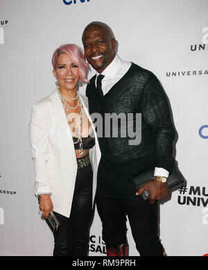 LOS ANGELES, Ca - 10. Februar: Terry Crews besucht Universal Music Group ist 2019 Nach einer Party in der Zeile DTLA am 9. Februar 2019 in Los Angeles, Kalifornien. Foto: Absturz/imageSPACE Stockfoto