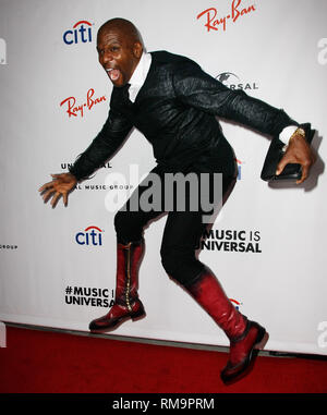 LOS ANGELES, Ca - 10. Februar: Terry Crews besucht Universal Music Group ist 2019 Nach einer Party in der Zeile DTLA am 9. Februar 2019 in Los Angeles, Kalifornien. Foto: Absturz/imageSPACE Stockfoto