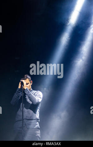 Mailand, Italien. 13 Feb, 2019. Parkway Drive live in Concert im Alcatraz in Mailand, Italien. Credit: Alessandro Bremec/Alamy leben Nachrichten Stockfoto