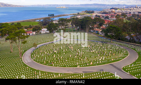 San Francisco Nationalfriedhof, United States Military Cemetery, San Francisco, CA, USA Stockfoto