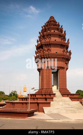 Kambodscha, Kampot, Kep, Independence Monument, Vimean Ekareach, Stockfoto