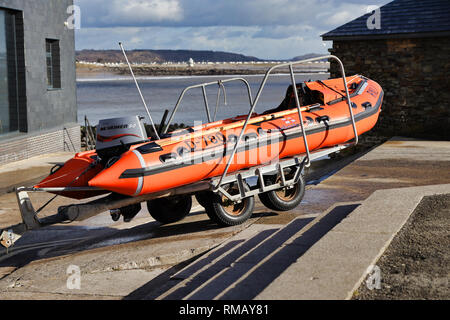 Rettungsbootstation in Porthcawl South Wales UK Stockfoto