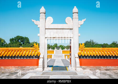 Tempel der Erde, Ditan Park in Peking, China Stockfoto