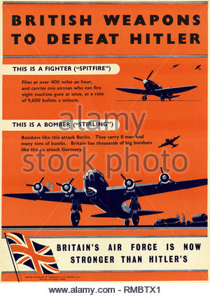 Britische Weltkrieg 2 Information der Öffentlichkeit Propaganda Poster Stockfoto