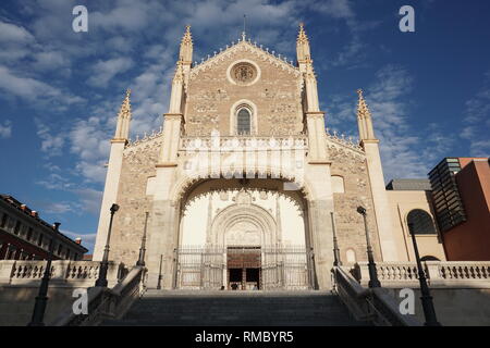 San Jerònimo el Real, Madrid, Fassade Stockfoto