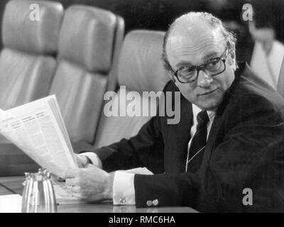 Otto Graf Lambsdorff, FDP-Politiker. Stockfoto