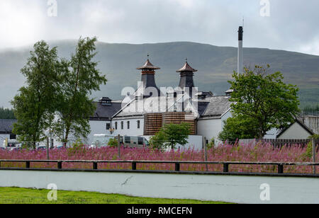 Dalwhinnie Destillerie Dalwhinnie, Highland. Stockfoto