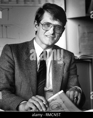 Klaus von Klitzing, deutscher Physiker und Nobelpreisträger in Physik 1985, (1985). Stockfoto