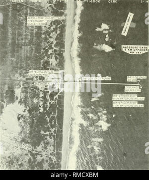 . Jährliche Zusammenfassung der Daten für 1987 CERC Feld Forschungseinrichtung. Ozeanographie; Meteorologie; ozeanographische Forschung Stationen; Wellen, Meeresströmungen. Abbildung 2. FRF gage Orte 10. Bitte beachten Sie, dass diese Bilder sind von der gescannten Seite Bilder, die digital für die Lesbarkeit verbessert haben mögen - Färbung und Aussehen dieser Abbildungen können nicht perfekt dem Original ähneln. extrahiert. Leffler, Michael W; US Army Engineer Wasserstraßen Experiment Station; Coastal Engineering Research Center (U S.); in den Vereinigten Staaten. Armee. Korps der Ingenieure. [Vicksburg, Fräulein: US Army Engineer Stockfoto