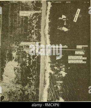 . Jährliche Zusammenfassung der Daten und klimatologische Bewertung CERC Feld Forschungseinrichtung, 1985. Meteorologie; ozeanographische Forschung Stationen; Wasser Wellen. Abbildung 2. FRF gage Standorte 15. Bitte beachten Sie, dass diese Bilder sind von der gescannten Seite Bilder, die digital für die Lesbarkeit verbessert haben mögen - Färbung und Aussehen dieser Abbildungen können nicht perfekt dem Original ähneln. extrahiert. Miller, H. Carl; US Army Engineer Wasserstraßen Experiment Station; Coastal Engineering Research Center (U S.); in den Vereinigten Staaten. Armee. Korps der Ingenieure. Vicksburg, Fräulein: US Army Engineer Waterw Stockfoto