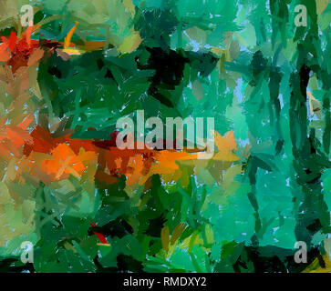 Öl pastell Zeichnung. Abstrakte Farbe Hintergrund. Fine Art Print. Impressionismus stil Abstraktion. Moderne surrealismus Malerei. Gut als wanddekor Poster. Stockfoto