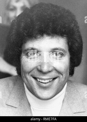 Tom Jones, ein englischer Sänger. Stockfoto