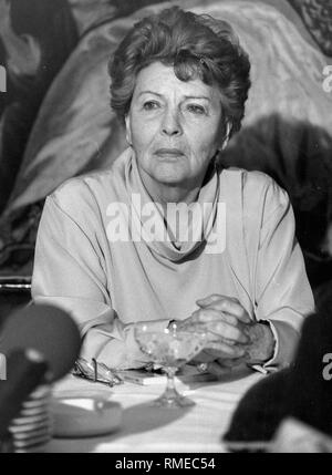 Aenne Burda (1909-2005) einen deutschen Verlag (Undatiertes Foto). Stockfoto