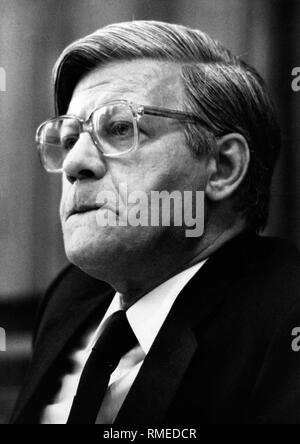 Helmut Schmidt, Bundeskanzler. Stockfoto