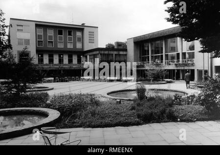 Blick auf ein Schlammbad in der Stadt Bad Aibling (undatierte Aufnahme). Stockfoto