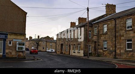 High Street schlendern Schlendern ist eine kleine Stadt an der nordöstlichen Küste von Northumberland in Nordost-england. Cw 6610 Stockfoto