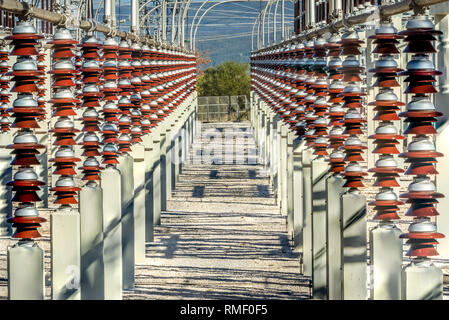 Elektrische station Detail. Stockfoto