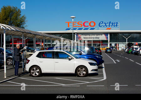 Tesco, Extra, Westridge, Ryde, Isle of Wight, England, Vereinigtes Königreich, Stockfoto