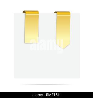 Goldene Bänder - Vektor Design Elemente für Design Stock Vektor