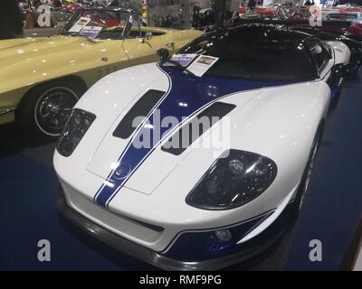 ExCel London, UK. 14. Feb 2019. Car Classic Show 2019 öffnet seine Türen an ExCel Exhibition Centre, London, UK Credit: NASTJA M/Alamy leben Nachrichten Stockfoto