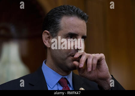 Januar 4, 2019 - Washington, District of Columbia, USA-Vertreter John sarbanes (D-MD) mit Haus Justiz Vorsitzender Jerry NADLER (D-NY) mit Haus Demokraten Einführung HR1 Neu - Stärkung des Voting Rights Act (Credit Bild: © Douglas Christian/ZUMA Draht) Stockfoto