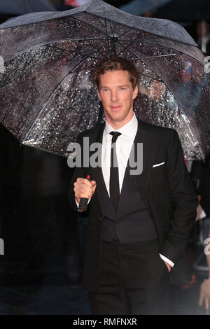 08 Okt, 2014 - "die Nachahmung Spiel' - Opening Night Gala VIP-Ankünfte: 58 London Film Festival Foto zeigt: Benedict Cumberbatch Stockfoto