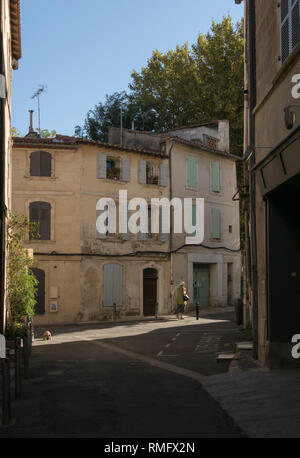 Leben in Arles im Süden von Frankreich, Europa Stockfoto