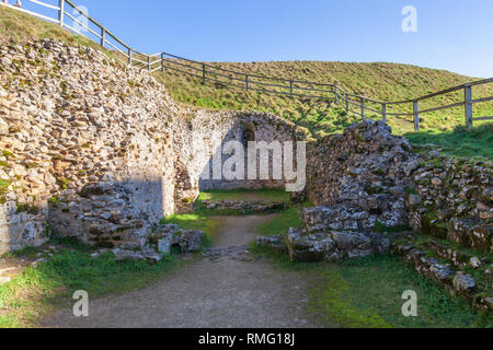 Norman Kapelle im Gelände von Schloss steigende Festung Stockfoto